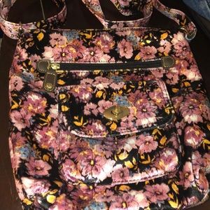 Flowered crossbody